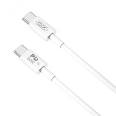 Кабель XO NB-Q259 iPhone15 Type-c to Type-c 60W Білий