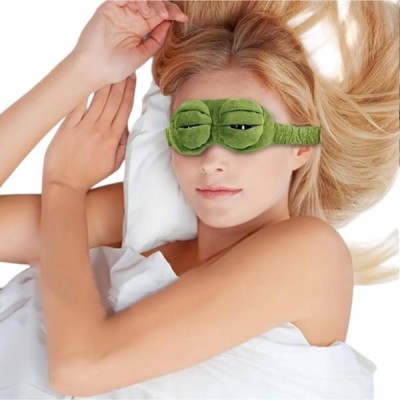 Маска для сну Frog Ice Eye Mask MA689 Зелена