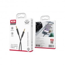 Кабель AUX XO NB-R211C 3.5mm to 3.5MM Чорний