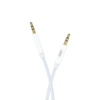 Кабель AUX XO NB-R211C 3.5mm to 3.5MM Білий