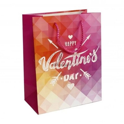 Набір картонних подарункових пакетів Valentin`s Day 12шт 31*42*12см 31-11123