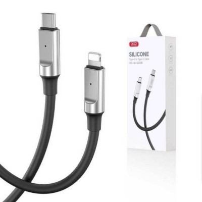 Кабель XO NB-Q252A PD 27W Lightning Чорний