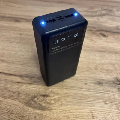 Power Bank з дисплеєм 40000 мАг 5V2A Чорний