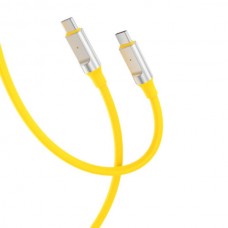 Кабель XO NB-Q252B PD 60W Type-C to Type-C Жовтий