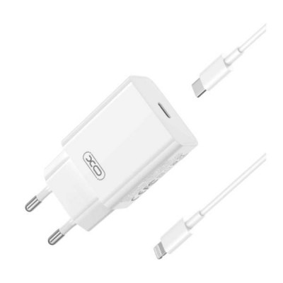 Мережевий зарядний пристрій блок живлення XO L126 USB-C PD20W