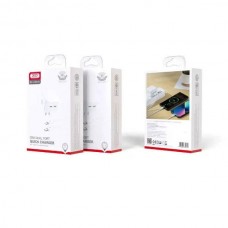 Мережевий зарядний пристрій блок живлення XO L102 35W dual Type-c port fast charger with Type-c cable
