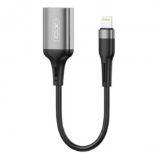 Перехідник OTG XO NB201 USB 2.0 480Mbp Lightning Чорний