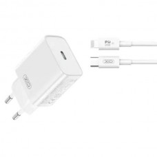 Мережевий зарядний пристрій блок живлення XO CE15 PD20W USB-C fast charging charger