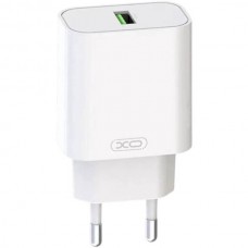 Мережевий зарядний пристрій блок живлення XO L103 QC3.0 18W Charger with Micro cable