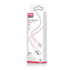 Кабель XO NB225 USB cable for Type-c Рожевий