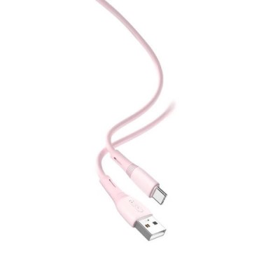 Кабель XO NB225 USB cable for Micro Рожевий