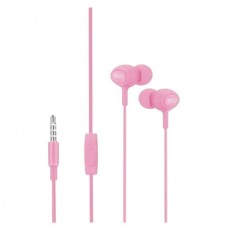 Навушники провідні XO S6 Candy music earphone Рожеві