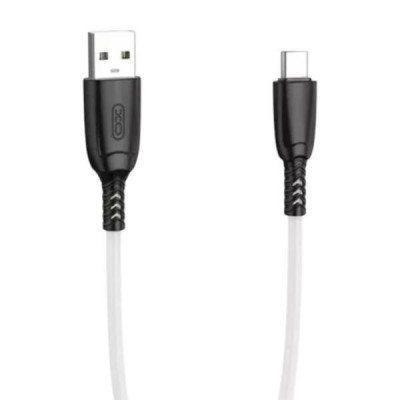 Кабель XO NB247 Suluo Series Portable Silicone 6A Micro Data Cable L=25cm Білий