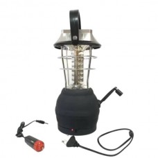 Ліхтар кемпінговий на сонячній батареї Super Bright LED Lantern LS-360 Чорний із сірим