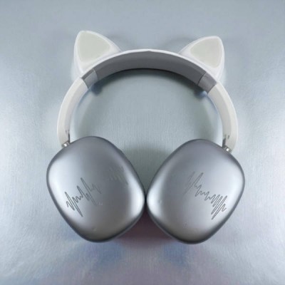 Бездротові навушники Bluetooth з котячими вушками LED SP-20A Білі