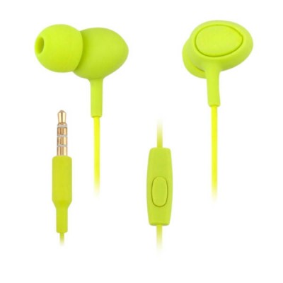 Навушники провідні XO S6 Candy music earphone Зелені