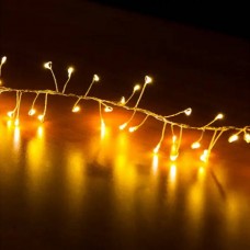Гірлянда-штора Феєрверк 900LED 3x3м 220V Срібний дріт, тепле світло