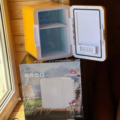 Автохолодильник портативний 5л Car refrigerator AND1388 Жовтий