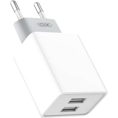 Мережевий зарядний пристрій блок живлення XO L65 2.4A two USB charger for Lightning