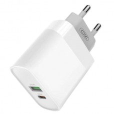 Мережевий зарядний пристрій блок живлення XO L64 20W FAST EU QC3.0+PD