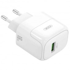 Мережевий зарядний пристрій XO L135 QC18W 1USB-A Fast Charging Charger Біле