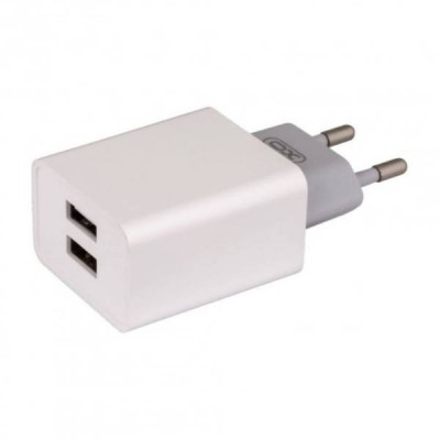 Мережевий зарядний пристрій блок живлення XO L65 2.4A two USB charger