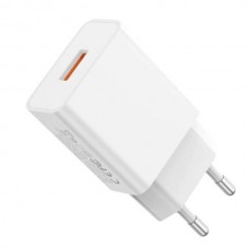 Мережевий зарядний пристрій блок живлення XO L127 USB-A QC18W Fast Charging Charger with Micro cable