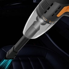 Компресор+пилосос 2в1 портативний HL-108 Чорний з оранжевим