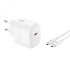 Мережевий зарядний пристрій XO L136 PD20W 1USB-C Fast Charging Charger Біле