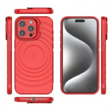 Чохол MagSafe soft-touch with stand Iphone 15 Pro Max Червоний