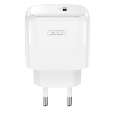 Мережевий зарядний пристрій блок живлення XO L136 PD20W 1USB-C Fast Charging Charger with Lightning cable