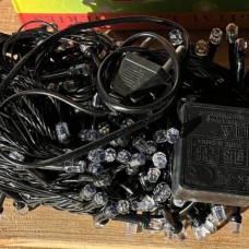 Гірлянда лінійна внутрішня 220V 200LED 4557 AND 98-50 Чорний дріт, мультиколор