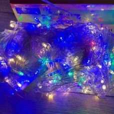 Гірлянда лінійна внутрішня 50м 500LED Light belt 4563 MIX AND 110-5 Прозорий провід, мультиколор