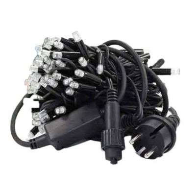 Гірлянда лінійна внутрішня 220V 300LED AND 114-10 Чорний дріт, мультиколор