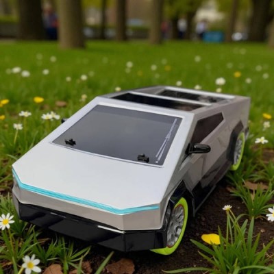 Машинка на радіокеруванні з пультом ProjectX Tesla Cybertruck Pickup DT-345 Сіра