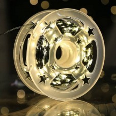 Гірлянда роса внутрішня лінійна 40м 400LED USB LU988warmwhite Тепле світло