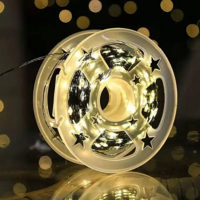 Гірлянда роса внутрішня лінійна 60м 600LED USB LU989warmwhite Тепле світло