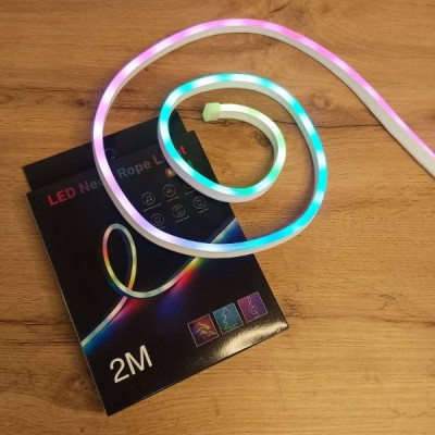 Стрічка неонова 2м Led Neon RGB Різнокольорова