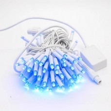 Гірлянда вулична лінійна 8м 80led 220V 4482 AND 6-5 Білий провід, синє світло