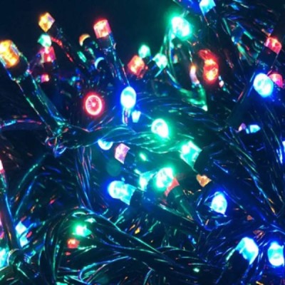 Гірлянда внутрішня лінійна 400LED 220V AND 116-10 Чорний дріт, мультиколор