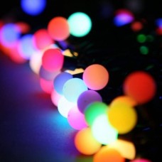 Гірлянда лінійна внутрішня Кульки 5M 50LED USB AND 92-5 Чорний дріт, мультиколор