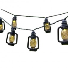 Гірлянда лінійна внутрішня Ліхтарі рибальські USB 4.5M 20LED LU998 Чорна, тепле світло