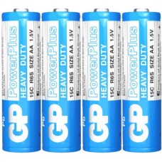 Набір батарейок 4шт АА GP PowerPlus Heavy Duty AA R6 1,5 V