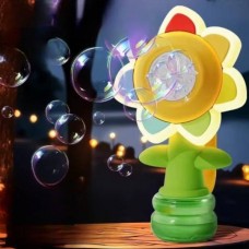 Генератор мильних бульбашок з підсвічуванням настінний Snow garden Помаранчевий із зеленим