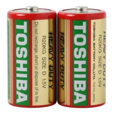 Набір батарейок 2шт Toshiba R20