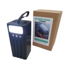Power Bank літійполімерний з кабелями для заряджання гаджетів 50000Mah Kin Vale KV1095 Чорний