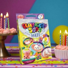 Набір для дитячої творчості Пластелінове мило 4 кольори PLAY CLAY SOAP PCS-02-04U Danko Toys Жовта коробка