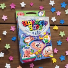 Набір для дитячої творчості Пластелінове мило 4 кольори PLAY CLAY SOAP PCS-02-01U Danko Toys Синя Коробка
