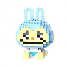 Конструктор Лабубу 250 деталей BRICKS Labyby Блакитний