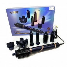 Фен-стайлер +7 насадок 1400Вт VGR V-477DARK BLUE Professional Синій